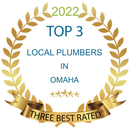 2022 Top 3 Local Plumbers in Omaha award logo.